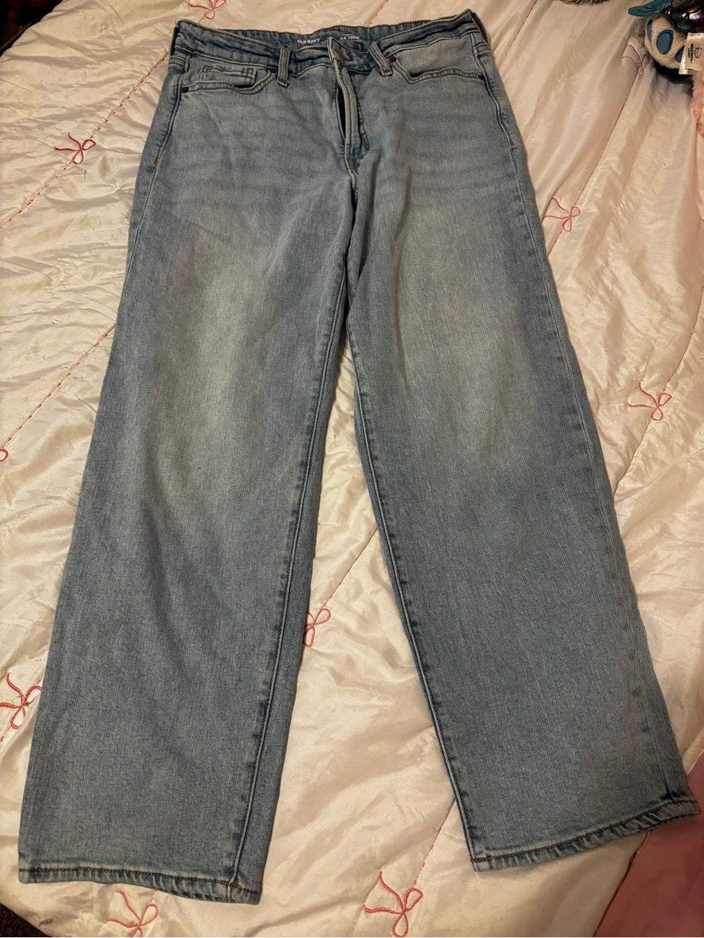 Old Navy Light Blue Wide Leg Jeans